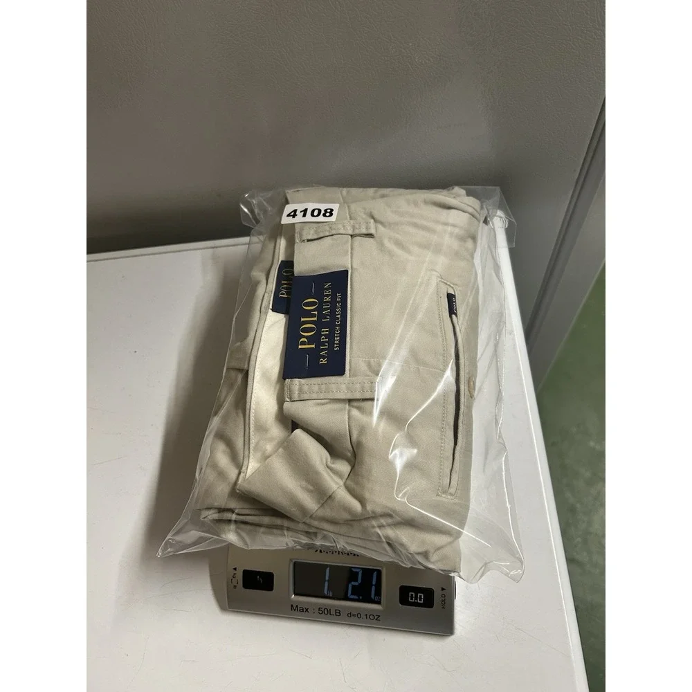 Polo Ralph Lauren Stretch Classic Fit Straight Leg Chino Pants Khakis Mens 38x32
